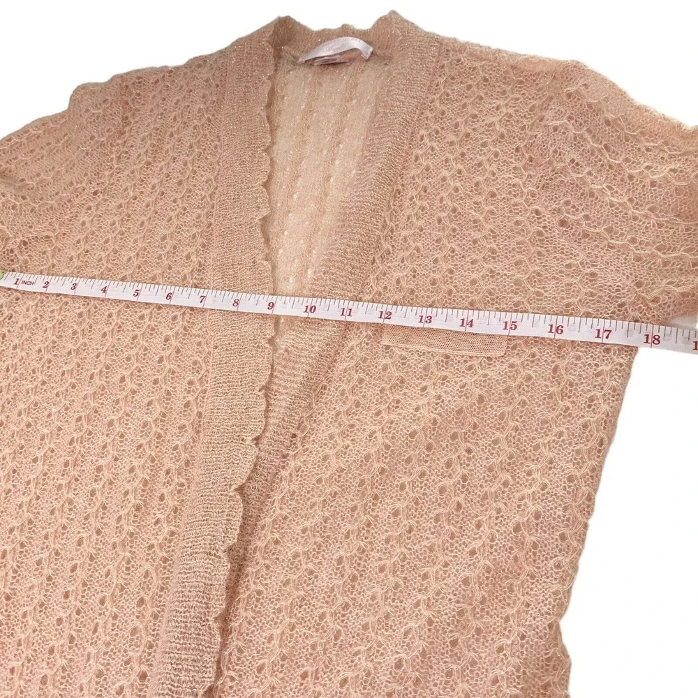Vintage 90s Victoria's Secrets Angels Sheer Knit Cadigan XS/S
